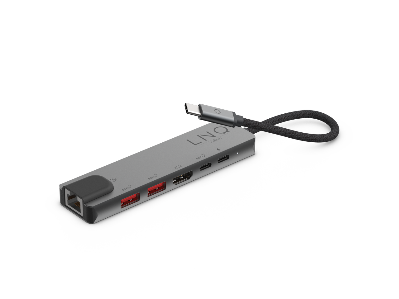 6in1 Pro USB-C 10Gbps Multiport Hub with 4K HDMI and Ethernet